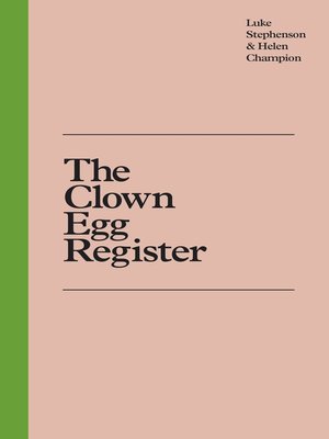cover image of The Clown Egg Register